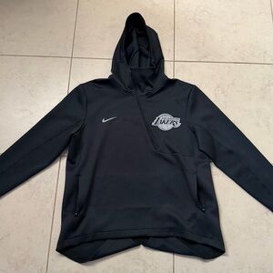 Nike NBA Los Angeles Lakers Dri-FIT Showtime Hoodie - XXL - Black